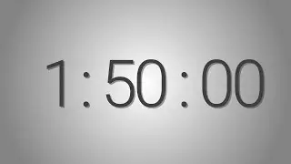 110 Minutes countdown (1hr 50min) Timer - Beep at the end | Simple Timer (one hundred ten min)