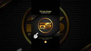3D Logo Kaise Banaye 🤩 YouTube Logo Tutorial🔥 #logo