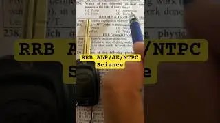 RRB ALP NTPC JE science questions
