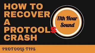 How to Recover a Pro Tools crash