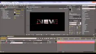 Видео Урок в программе After Effects CS6, Динамичные титры