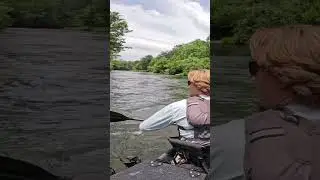 GIANT Topwater Bass!! #bassfishing #kayakfishing