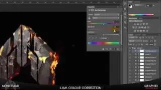 How to: Make a Lava Colour Correction in Photoshop (Free CC)