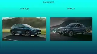 2020 Ford Kuga vs 2019 BMW X1 - Technical Data Comparison