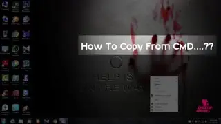 How to use the command prompt to text copy