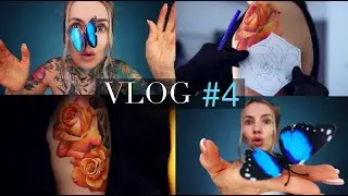 WEEKLY VLOG #4 [ TATTOOING , FILMING BACKSTAGE ]