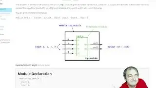 Verilog  курс с HDLBits! Иерархия в Verilog, узнал как подключать порта по расположению!  2023 12 16