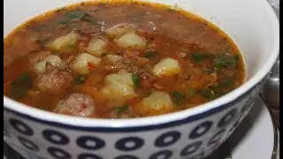 Чечевичный суп с фрикадельками