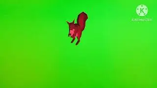 Green Screen Walking squirrel 1! eating squirrel !