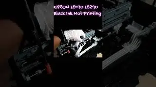 EPSON L5190 L5290 Black Ink Not Printing 