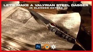 Let's Make a Valyrian Steel Dagger in Blender Octane