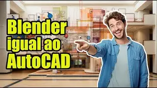 Blender igual ao AutoCAD! (CAD Transform)