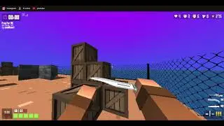 my first 1v1 in krunker | ft. Foxy the pirate fox