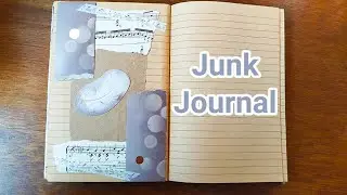 ASMR | Using junk in my journal | No Music | No Talking