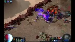 Path of Exile - демонстрация умения Мор, blight