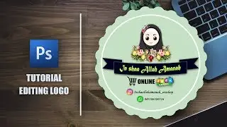 CARA MEMBUAT LOGO ONLINE SHOP DI PHOTOSHOP || KEREN DAN MUDAH