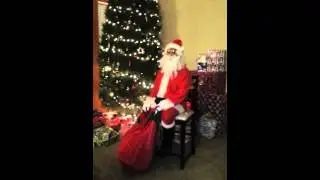 My baby brother is afraid Santa Claus