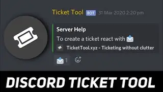 How to setup discord ticket bot 2023