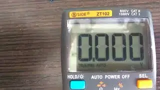 мультиметр новый zt102 Глючит прыгают значения тестер напряжение миливольты