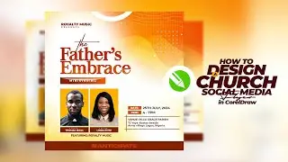 How to Design a Church Flyer with CorelDraw Tutorial 2024