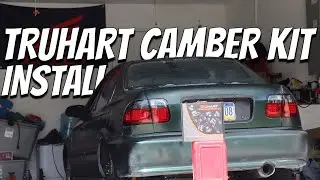 Installing TRUHART Front and Rear Camber Kits on my EK Civic!
