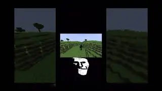 Теперь бежать надо ему) #horrorgaming #minecraft #troll #trollface