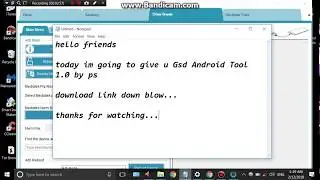 Gsd Android Tool 1.0 2018 [ Free Download By PS ]