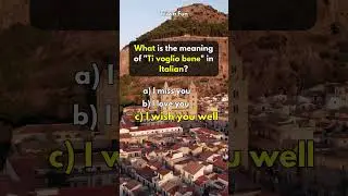 Test Your Italian Language Knowledge #italian #italianquiz #languagequiz #shorts #trivia