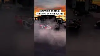 DODGE VIPER DRIFTS AROUND HYPERCARS #shorts