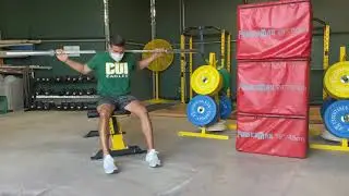 Seated Barbell Good Morning