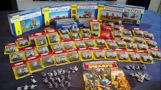 Building Warhammer Dwarfs Army 4ed From Scratch - First 1000pts, Almost All New Blisters And Boxes