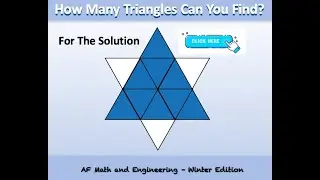 How Many Triangles Can You Find?