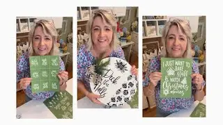New Christmas & Faith Stencil Designs from Magnolia Design Co