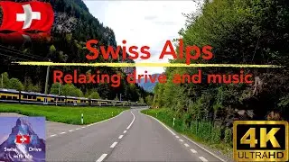 Driving in Switzerland, Swiss roads of Grindelwald to Interlaken in 4K