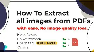 How Extrac all image from your PDF