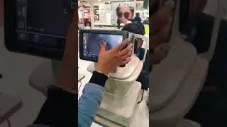 AI tech autorefractometer. #artificialintelligence #technology #optics #optometry #viral #shorts