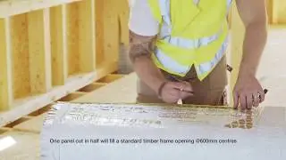 How to measure and cut HYBRIS for a pitched roof