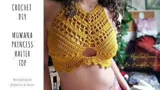 Crochet halter top TUTORIAL 2017 ~ DIY crochet top