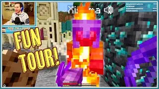 Hermitcraft 9 Clips: A Fun Tour w/ Xisuma | GoodTimesWithScar