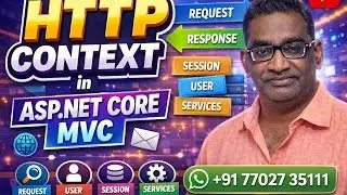 👉 Stop Confusion! HttpContext Explained Clearly 😲 (ASP.NET Core MVC) | Real-Time + Interview Ready