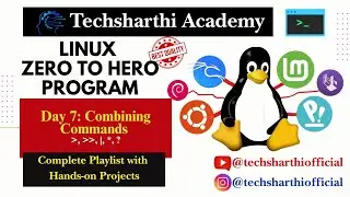 Linux Zero to Hero 2025 🚀 | Day 7- Linux Commands  | Ultimate Beginner's Guide| Linux Tutorial