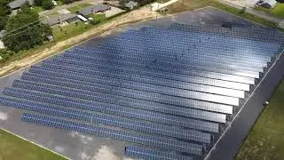 Timelapse de un Parque de Energia Solar