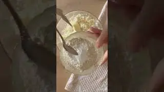 Творожно банановое печенье