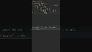 Interview Coding Challenge: Pascal Triangle in Python