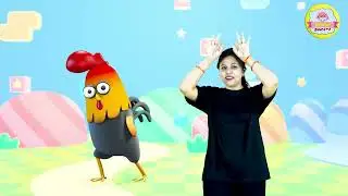 Kukdoo Koo Hindi Rhyme | Hindi Poems | कुकड़ू कु | Brainy Bunch TV | Hindi Animal Sounds