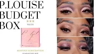 P.LOUISE (OCTOBER ) BUDGET BOX | HOW TO BLEND SHADOWS SHOWCASING 3 DIFFERENT LOOKS.