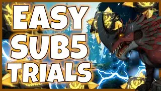 Dauntless Embermane trials - EASIEST sub 5 build and guide