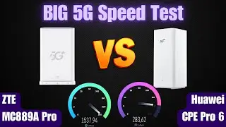 BIG Speed Test Between Top 5G Home Routers in 2025! ZTE MC889A Pro and Huawei CPE Pro 6