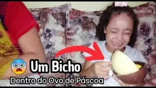 ELA LEVOU UM BAITA SUSTO 😱 | PRESENTINHO DE PÁSCOA ❤️ / Vicky Queen