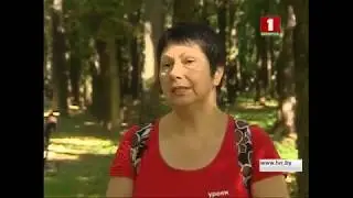 Скандинавская ходьба на ток-шоу «Здороье», Беларусь 1.